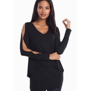 WHBM Slit Sleeve Double Layer Tunic